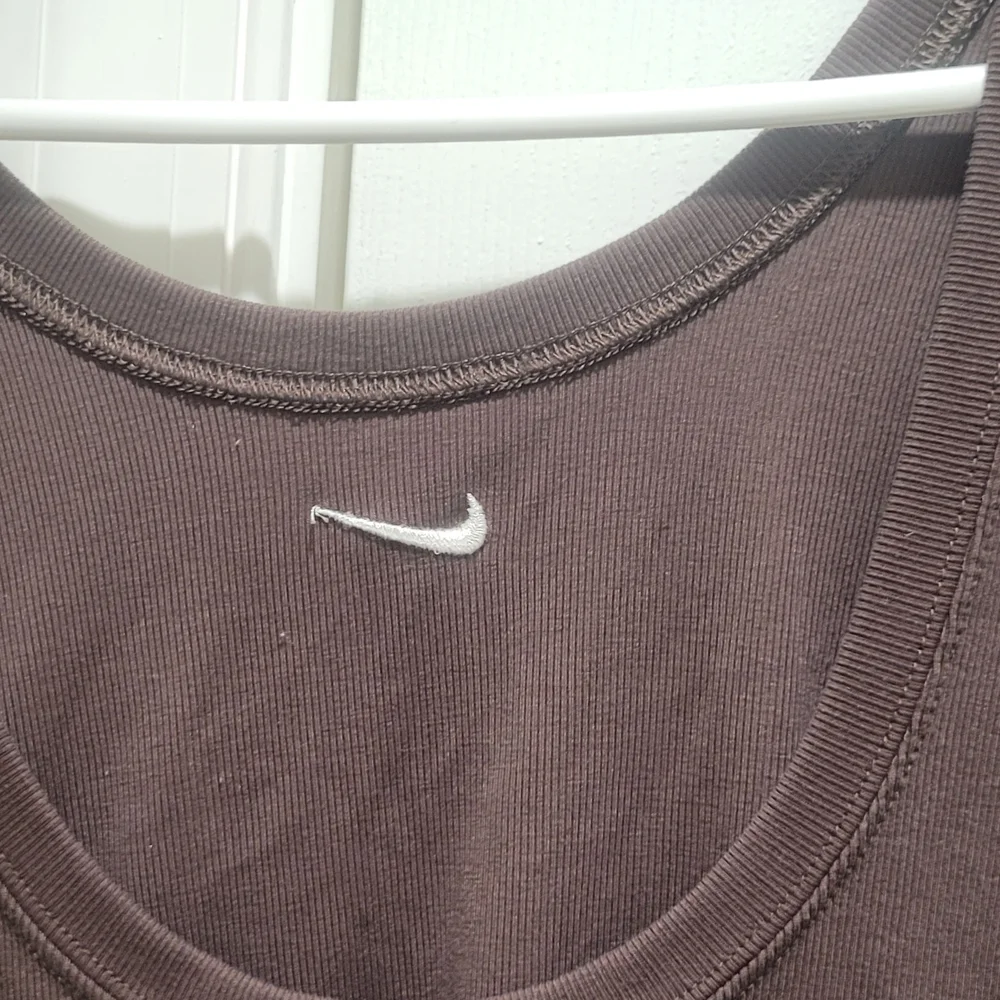 Nike Brown Ribbed Top - Picture 3 of 4
